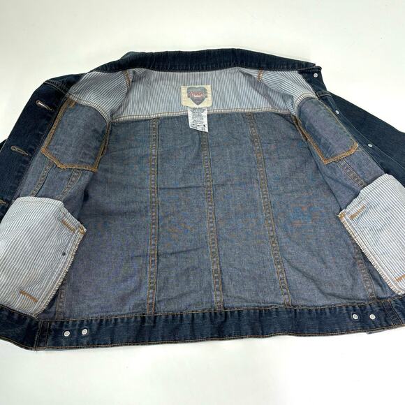 Carhartt Women’s Jean Denim Trucker Jacket Button Up M - Picture 5 of 8